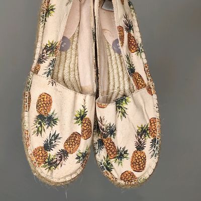 Pineapple espadrilles clearance