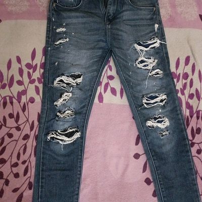 Versace sales ripped jeans