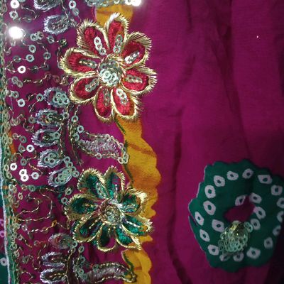 Buy KADHAMBAM.ME Women's Chettinad Cotton Saree Rangoli Design Without  Blouse_Multicolour - 5.50mtr {197} at Amazon.in