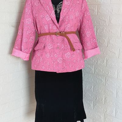 Vintage sales pink blazer