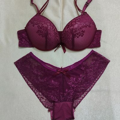 Purple lingerie set