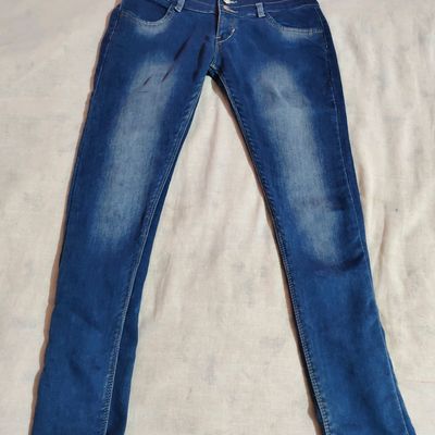 Blue Ladies' Jeans 6162 / Form-Fitting Denim Trousers / Fashionable Women's  Pants