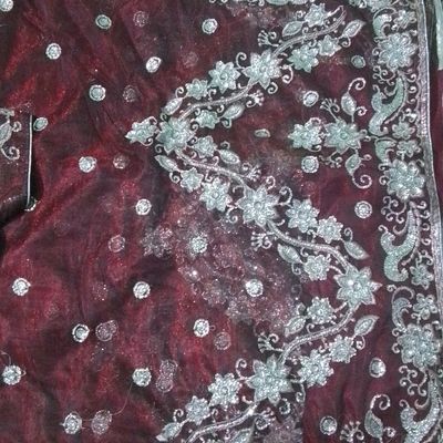 maroon saree - Bahuji - Premium Silk Sarees Online Shopping Store