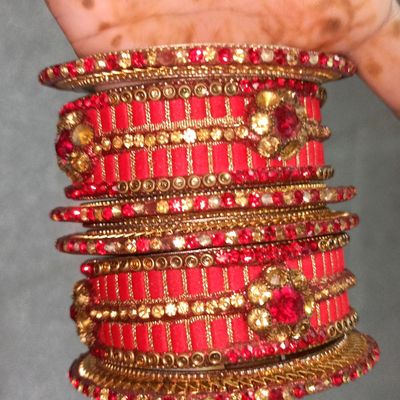 Punjabi Bridal Chura - New Design Bridal Chura Best Price Online | Punjabi  Traditio… | Thread bangles design, Indian wedding jewelry sets, Fashion  jewellery bangles