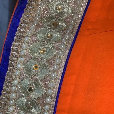 fcity.in - Net Saree With Embroidery Moti Work / Adrika Fashionable Sarees