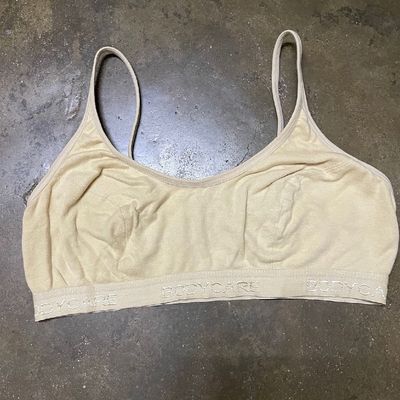 Skin coloured sports bra 