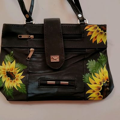 Fanart - Your Creative Community | Hand painted purses, Painted leather bag,  Painted purse