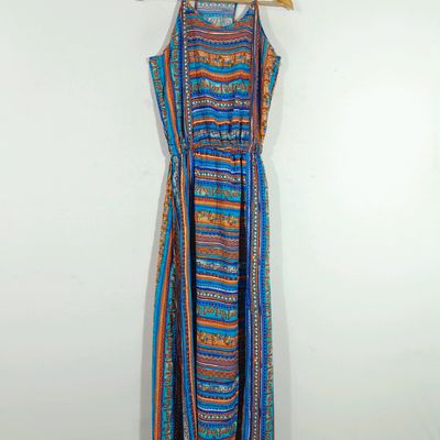 Buy global desi Women's A-Line Maxi Dress(AW17GZ066MXLCKORANGEM) at  Amazon.in