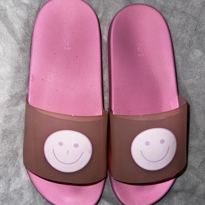 Faux fur slippers - Dark grey - Ladies | H&M