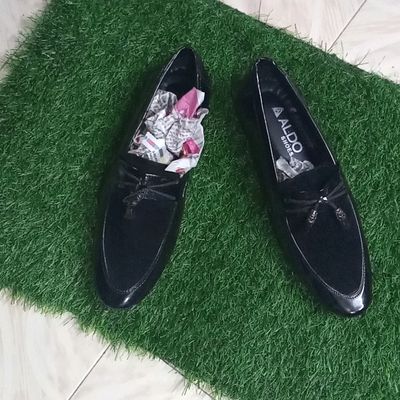 Aldo black velvet on sale shoes