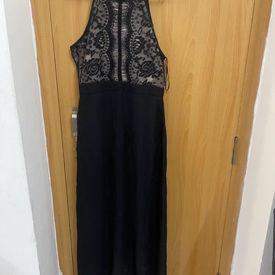 Buy Women Navy Strappy Embellished Maxi Dress - Trends Online India -  FabAlley