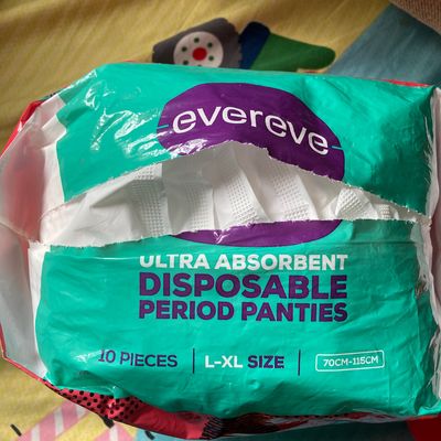 Recently I purchased evereve disposable period panties that are