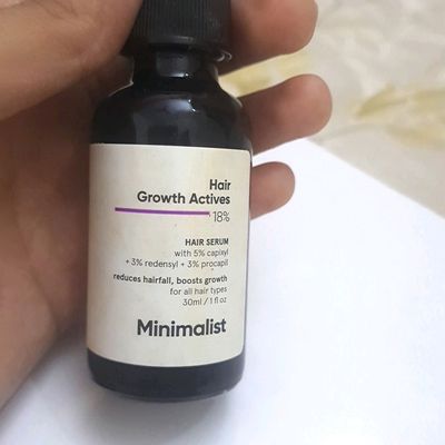 Minimalist Hair Growth Actives Review: 8 Weeks Live Result| My Honest  Opinion on Hair fall & Growth - YouTube