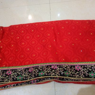 Lavanya The Label No Border Embroidered Ready To Wear Saree - Absolutely  Desi