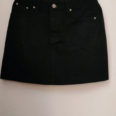 De-Pago-S3 black denim skirt | Diesel | Shop Women's Designer Diesel Black  Gold Items Online in Canada | Simons