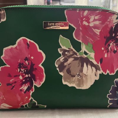 Kate Spade Brightwater Drive Springbloom Hanna Green Pink Floral Cross Body  Bag | eBay