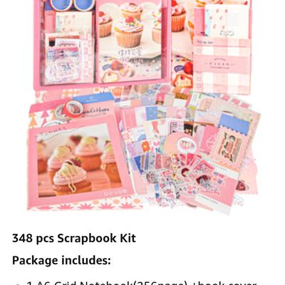 Aesthetic Scrapbook Kit,junk Journal Kit With Journaling/scrapbooking  Supplies, Gift For Teen Girl