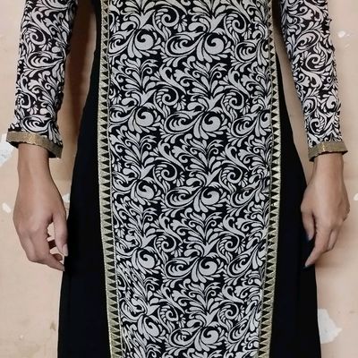 Black Long Kurti 