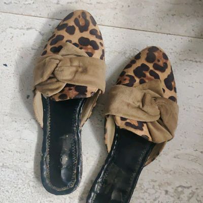 Todhwear Leopard Print Sandals Tiger print ankle bellies