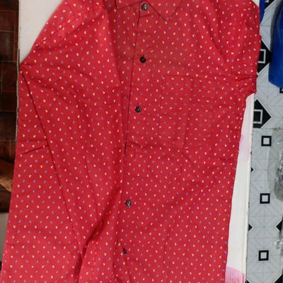 Talbots Clip Dot 100% Cotton Button Down Size Small