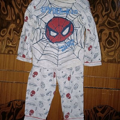 Spiderman night suit for kids new arrivals