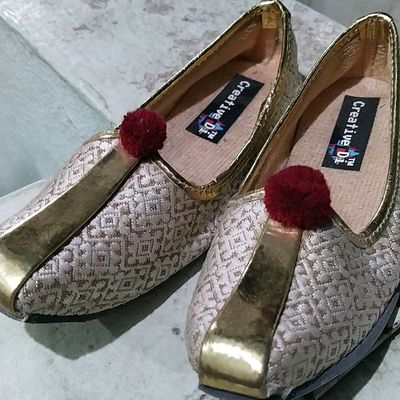 DESI COLOUR Men Sherwani/Wedding Ethnic Footwear Punjabi  Jutti/Mojari/Khussa-Designer (Brown, Numeric_6) : Amazon.in: Shoes &  Handbags