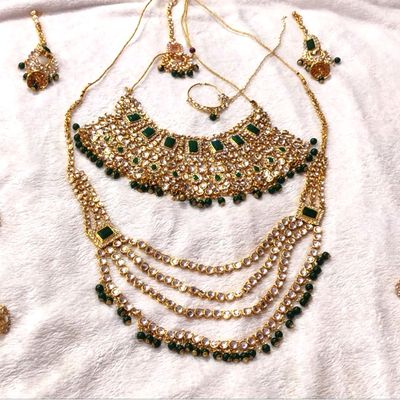 Indian Traditional Ethnic Gold Plated Choker Necklace For Women