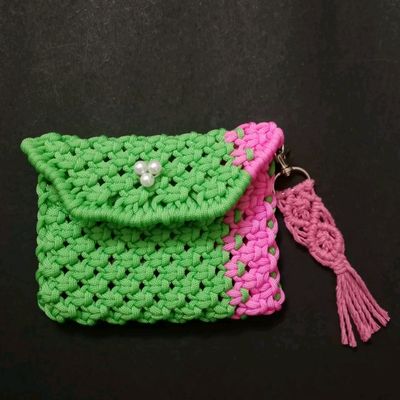 Macrame Clutch, Bohobag, Handbag,