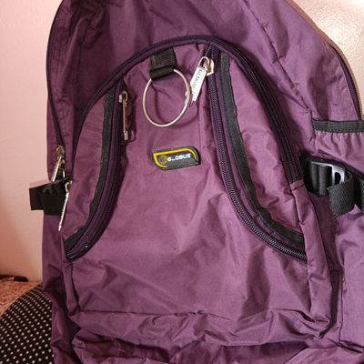 Backpacks Globus Purple Colour College Bag Freeup