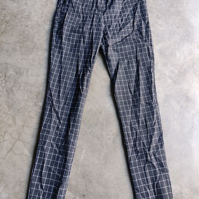 Lars Amadeus Plaid Formal Pants for Men's Flat Front Checked Pattern  Trousers - Walmart.com