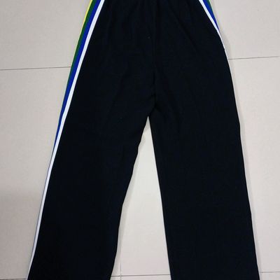 CUFFED STRAIGHT LEG PANTS - Navy blue | ZARA United States