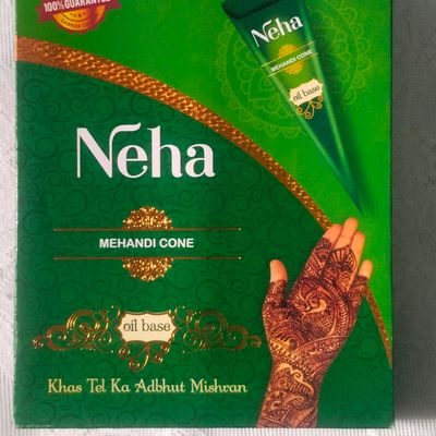 Neha Herbal Mehandi Cone For Design On Hand Pack Of 12 | eBay