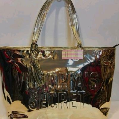 Handbags, Original Victoria Secret Light Golden Tote Bag