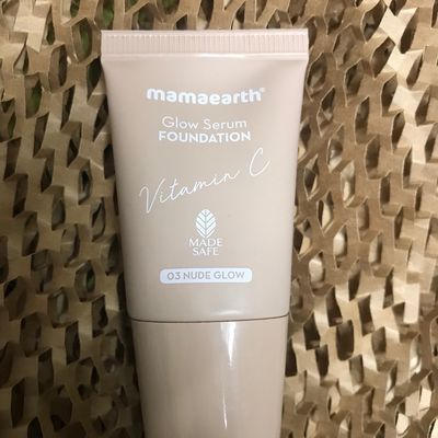 Mamaearth Nude Glow Serum Foundation Shade for Instant Glow