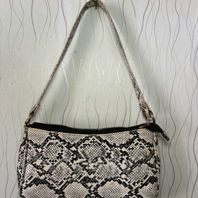 Handbags Zebra Print Baguette Bag Freeup