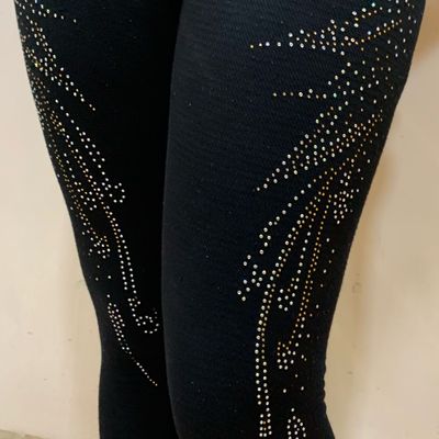 We'll take one pair of Cotton Foldover Flare Leggings with a hint of bling  please. ✨ | Instagram