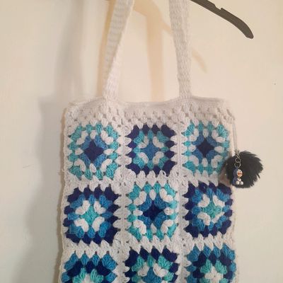 the most running and stylish fancy crochet handknit flower pattern handbags  /purse designs - YouTube