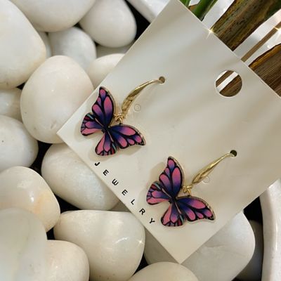 Amazon.com: Purple Butterfly Tassel Style Zircon Earrings for Women Crystal  Rhinestone Drop Earrings Long Butterfly Dangle Earrings Prom Earrings  Wedding Jewelry Gifts for Women: Clothing, Shoes & Jewelry