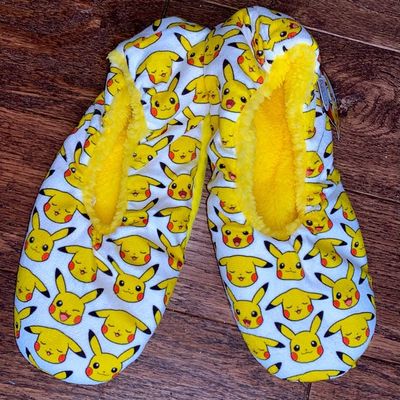 Pikachu discount slippers kids