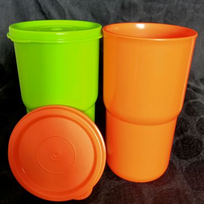 Tupperware Tumblers With Container 