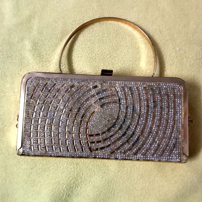 Buy LONGING TO BUY Women Gold Handbag Golden Online @ Best Price in India |  Flipkart.com