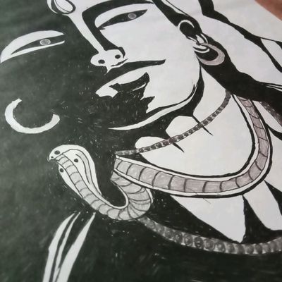 Happy Mahashivratri 🤩 / Lord Shiva Drawing #MahaShivaratri #mahadev # drawing | Artist Bhavya Bhandari | Rajan Mishra · Shiv Shiv | Facebook