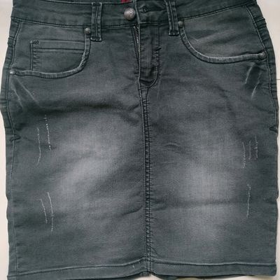 Luckinba Women's Low Waist Jean Skirts Casual Denim Mini India | Ubuy