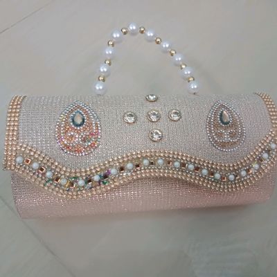 Buy White Bridal Clutch Online In India - Etsy India