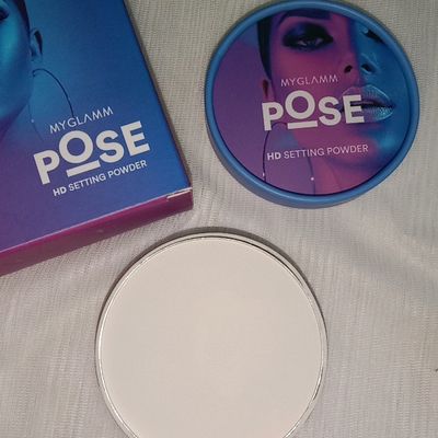 MyGlamm POSE HD Setting Powder Review || Trial and Demo || Free* Lipstick  || #free - YouTube