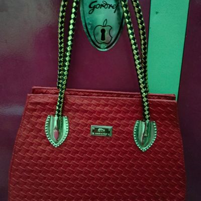 SIDDIVINAYAK CREATION Red Hand-held Bag Stylish PU-Leather Ladies purse/ Handbag, designer leadher Handel Red - Price in India | Flipkart.com