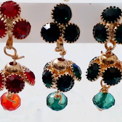 Orange Colour Heavy Jhumka Bali for Saree | FashionCrab.com | Bold  statement jewelry, Indian jewellery online, Jhumka