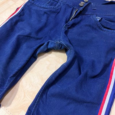 Stripe Tape Side Jeans | Cute ripped jeans, Cheap ripped jeans, Ripped jeans  ideas