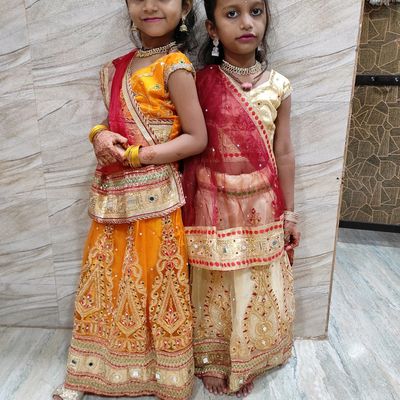 Buy Rkinternational Girls Red Lehenga, Choli And Dupatta Set Online at Best  Prices in India - JioMart.