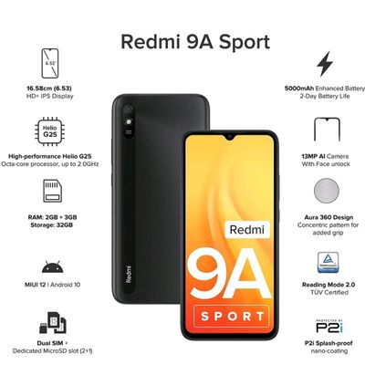 Mi Redmi 9A ( 32 GB Storage, 3 GB RAM ) Online at Best Price On